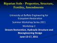 Riparian Soils - Properties, Structure, Fertility, Amendments PowerPoint PPT Presentation