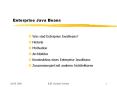 Enterprise Java Beans PowerPoint PPT Presentation