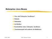 Enterprise Java Beans