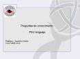Preguntas de conocimiento   PSU lenguaje PowerPoint PPT Presentation