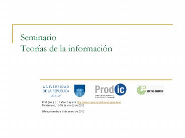 Seminario Teor