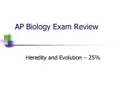 AP Biology Exam Review