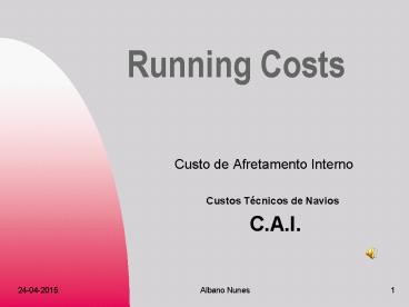 Running Costs
