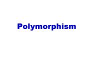 Polymorphism