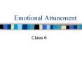 Emotional Attunement PowerPoint PPT Presentation