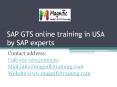 sap gts online training in USA by SAP experts PowerPoint PPT Presentation