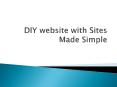 Create your own website simply and easily PowerPoint PPT Presentation