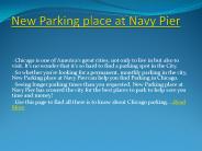 New Parking place at Navy Pier (1)