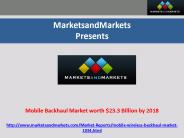 Mobile Backhaul Market Forecasts 2018