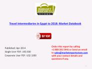 Egypt Travel Intermediaries Market to 2018