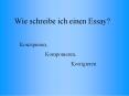 Wie schreibe ich einen Essay? PowerPoint PPT Presentation