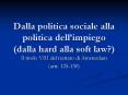 Dalla politica sociale alla politica dell PowerPoint PPT Presentation