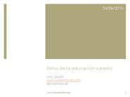 Retos de la educaci