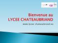 Bienvenue au LYCEE CHATEAUBRIAND PowerPoint PPT Presentation