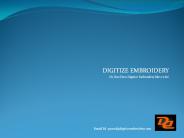 Digitize Embroidery Services