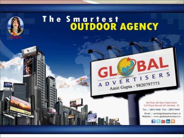 Travel Industry Outdoor Promotion at Juhu - Global Advertisers