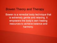 Bowen Therapy Melbourne- Natural Approach