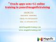 Oracle apps scm r12 online training in pune@magnifictraining PowerPoint PPT Presentation