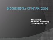 BIOCHEMISTRY OF NITRIC OXIDE