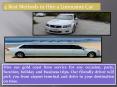 Hire a Limousine Car PowerPoint PPT Presentation