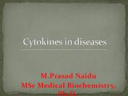 Cytokines in diseases