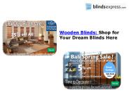 faux wood blinds