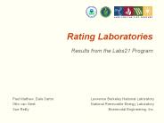 Rating Laboratories