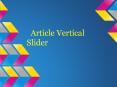 Article Vertical Slider PowerPoint PPT Presentation