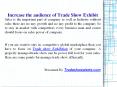 How to Increase the audience of Trade Show Exhibit PowerPoint PPT Presentation