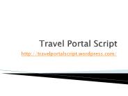 Travel portal script, PHP Travel portal script