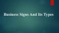 Chicago Business Signs | How used  for business success PowerPoint PPT Presentation