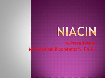 Niacin