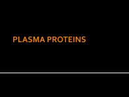 Plasma protein