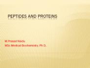 Protiens and peptids