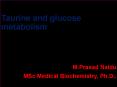 TAURINE PowerPoint PPT Presentation