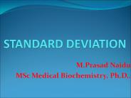 STANDARD DEVIATION
