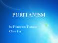 PURITANISM PowerPoint PPT Presentation