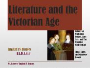 Literature and the Victorian Age