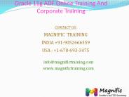 Oracle 11g ADF Online Training And Corporate Training