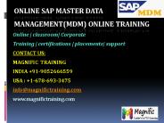 sap mdm online training in usa