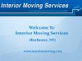 Interior Moving Services - A Leading Moving Company in Rochester, NY PowerPoint PPT Presentation