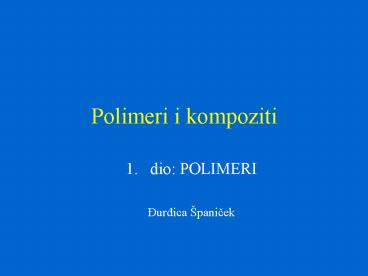 Polimeri i kompoziti