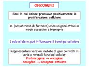Funzioni di Oncog