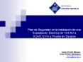 Plan de Seguridad en la Instalaci PowerPoint PPT Presentation