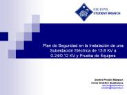 Plan de Seguridad en la Instalaci