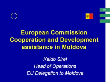 European Commission Cooperation and Development assistance in Moldova