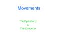 Movements PowerPoint PPT Presentation
