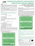 Comparison of methods for reconstruction of models for gene expression regulation PowerPoint PPT Presentation