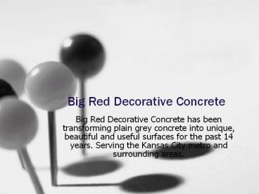 Basement Concrete Stain Kansas City
