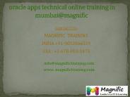oracle apps technical online training in mumbai@magnific